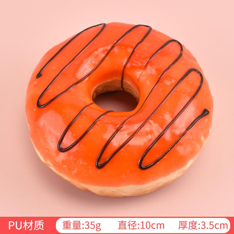 10cm Simulation Donuts Bread Stress Relief Fake Bread Cake Home Decor Display Wedding Sweet Decortions Photography Props 1Pc