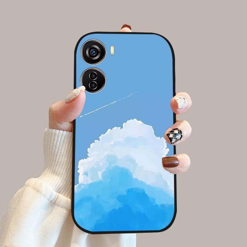 Para ZTE Blade V40 Funda de Diseño V41 Vita Silicona Suave TPU Fundas para Teléfono Para ZTE Axon 40 Lite Moda Lujo Protectoras Fundas Cubierta