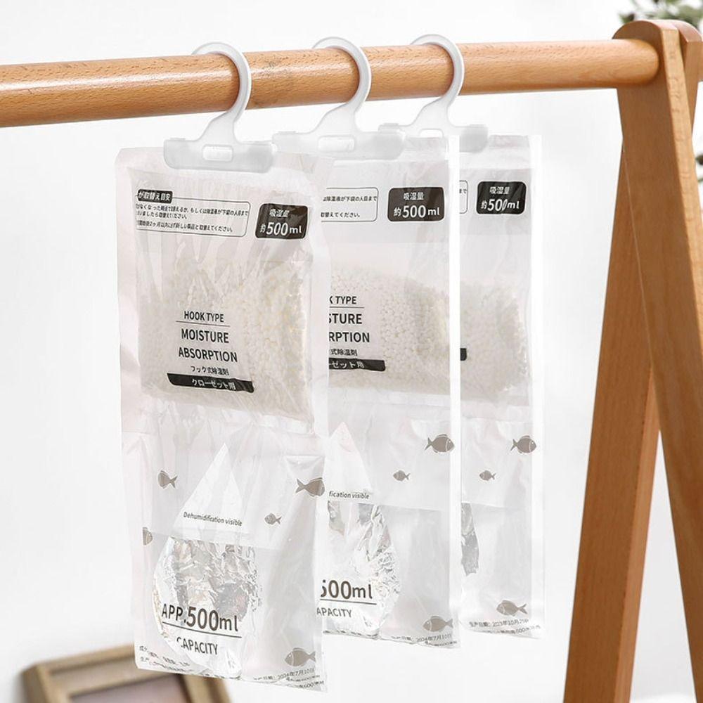 Household Moisture Absorber Odor Reducing Dehumidification Bag Practical Moisture Absorption Bag