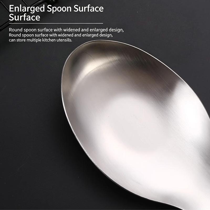 Fish Shape Stainless Steel Spoon Rest with 1 Buffet Clip Thickened Turner Tray Ideal for Home Buffet Catering