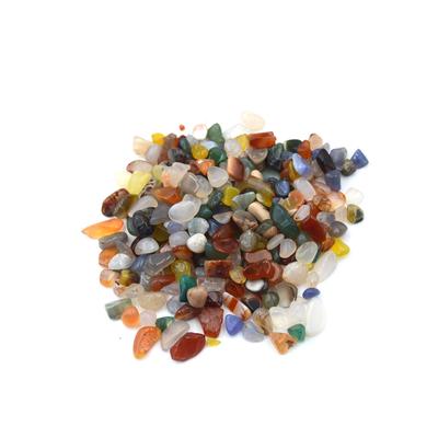 50G Gemischte Farben Natürlichen Getrommelt Achat Stein Edelstein Rock Über 10Mm Unregelmäßigen