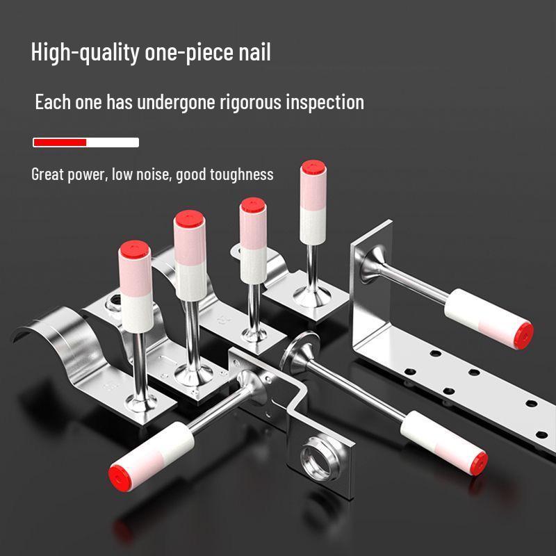 Powder Actuated M8 Ceiling Pipe Clamp Nail Gun with One-Piece Fire Protection Steel Nails