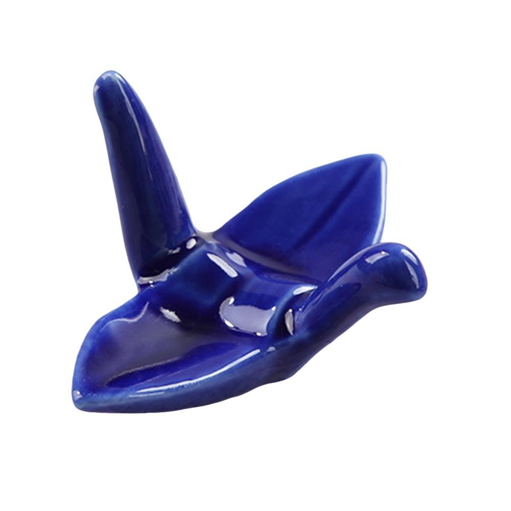 1pcs Desktop Decor Ornament Chopstick Holder Paper Crane Shape Chopsticks Pillow  Desktop