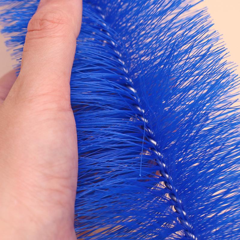 Bendable Fan Brush Ultra-Fine Bristles Fan Inner Duster Remover Long Handle Air-conditioner Furniture Shutter Cleaning Tool