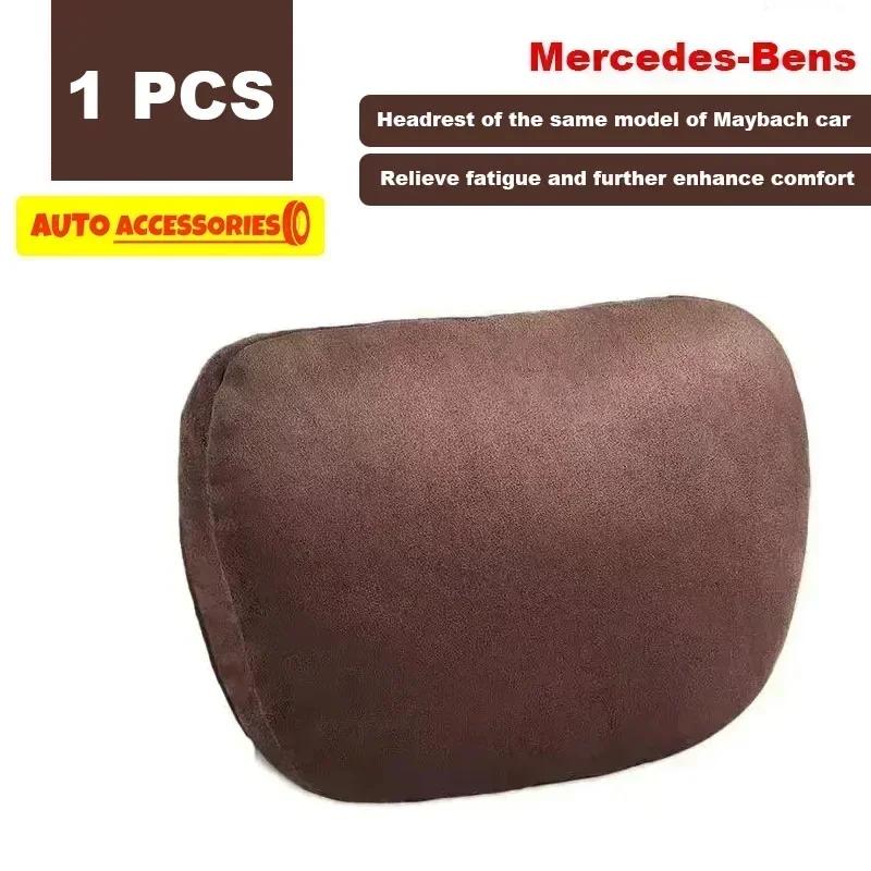Universal Adjustable Car Pillow Neck Rest Cushion High-Quality Car Headrest Neck Support Seat S Class Soft