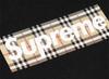 Supreme Burberry Box Logo Tee Black