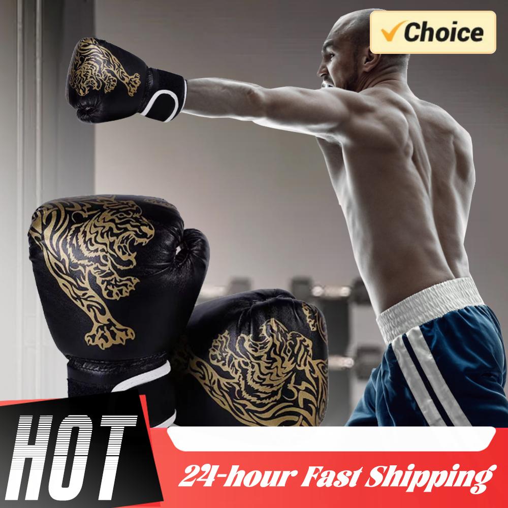 1 Paar Boxhandschuhe Kinder Erwachsene Boxhandschuhe PU Atmungsaktiv Professionelle Boxhandschuhe Kampfhandschuhe Taekwondo Schlaghandschuhe