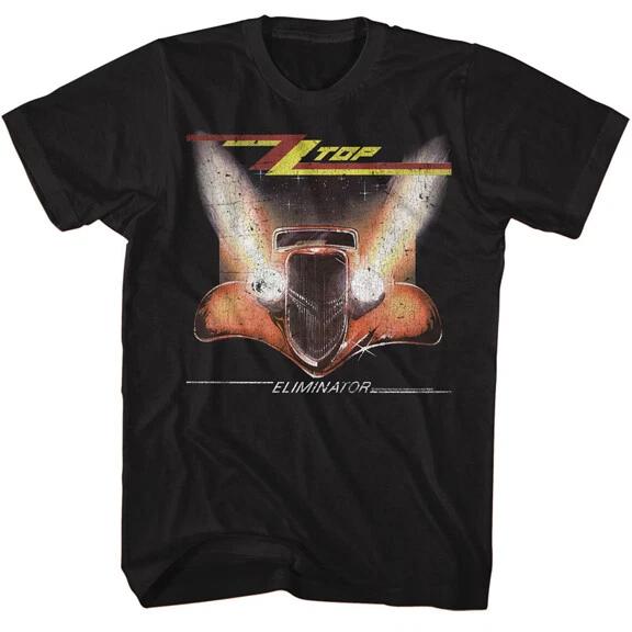 ZZ Top Eliminator Vintage Distressed Look Men s T Shirt Rock Music Band Merch S