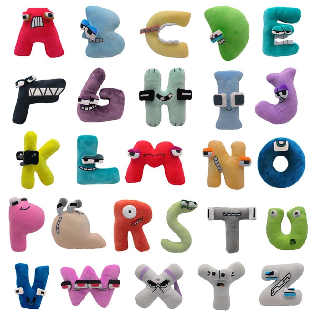Kinder Erleuchtung Montessori Plüschtier Puppe Geschenke Anime Puppe Niedlich Und Charmant 26 Englische Buchstaben Gefülltes Spielzeug Alphabet Lore Plüsch