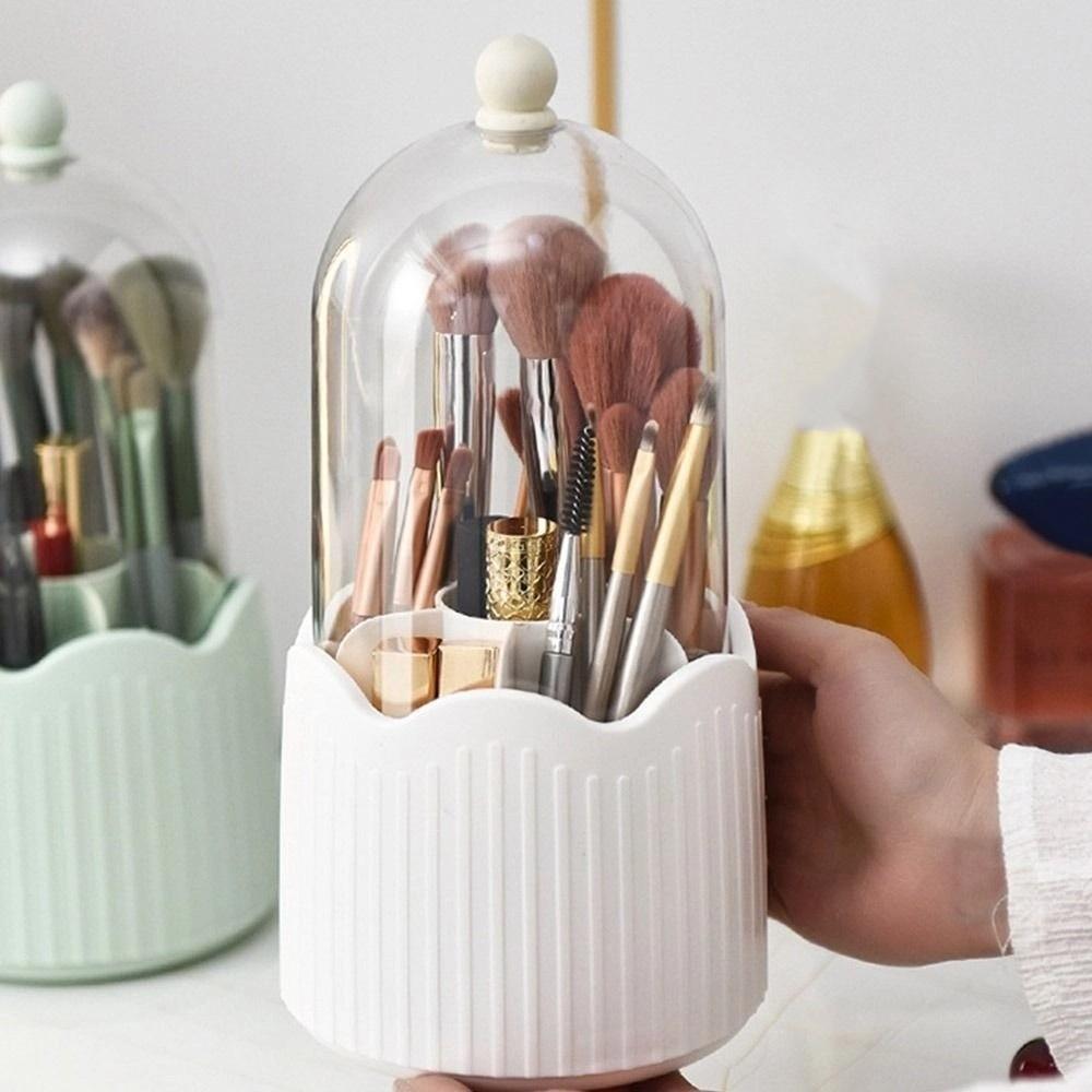 Detachable Cosmetic Storage Holder Dust-proof Desktop Makeup Organizer  Women