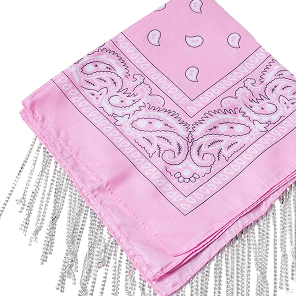 Bandana Scarf Disco Neck Women Men Square Party Half Face Mask Multifunctional