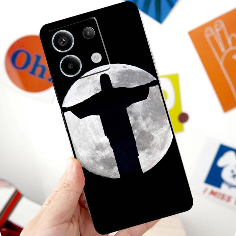 God Jesus Christ Christian Funda For Xiaomi Redmi Note 14 13 10 11 12 Pro 11S 12S Case For Redmi 15 14C 10C 12C 13C 15C