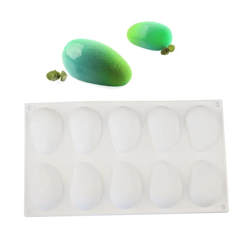 Mango Shape Mousse Dessert Silicone Mold Baking DIY Semi-dimensional Mango Ice Cream Chocolate Mold