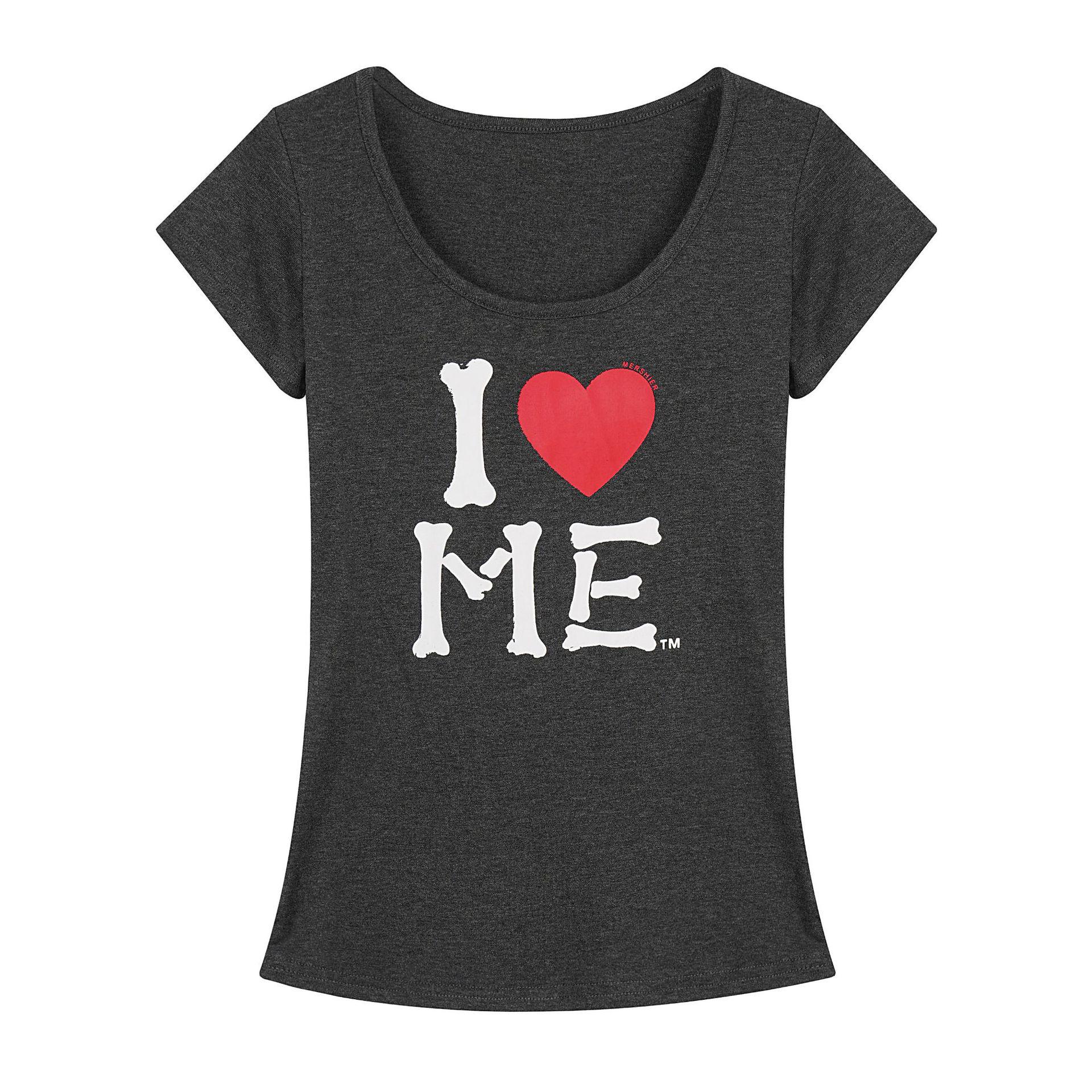 American Spicy Girl Heart Print Slimming T-shirt, Women s Summer 2026 Collection, Short Sleeve, Flattering Fit. Small