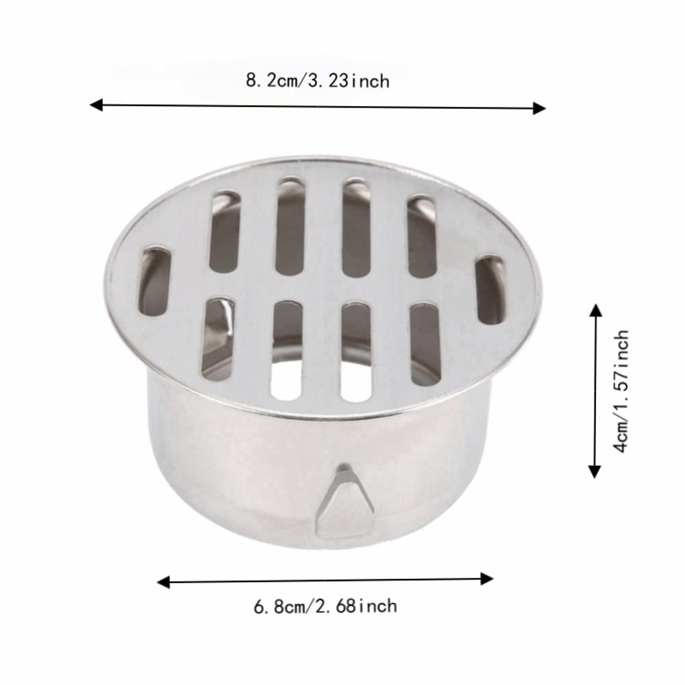 Adjustable Clamp Drain Strainer 304 Stainless Steel Drain Cover Floor Drain Cover Yard