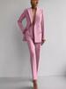 Spring Season Import Fashion Casual Business Suit Women's Blazer Set