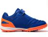 Kelme Kids' TF Soccer Training Shoes, Junior Futsal Shoes, Velcro Closure, Sizes 18.5cm - 25.0cm (Blue, Size 23.0cm)