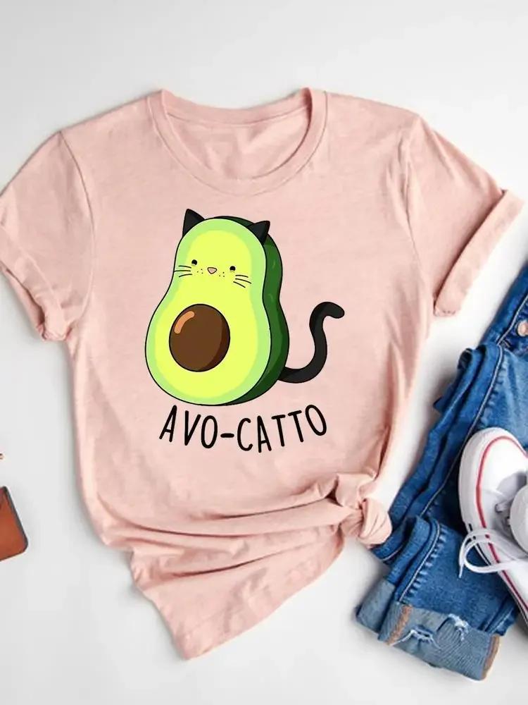 Women's Watercolor Love Heart Print T-Shirt Short Sleeve Tee Basic Clothing Summer Top Graphic Clothes Sweet Fashion