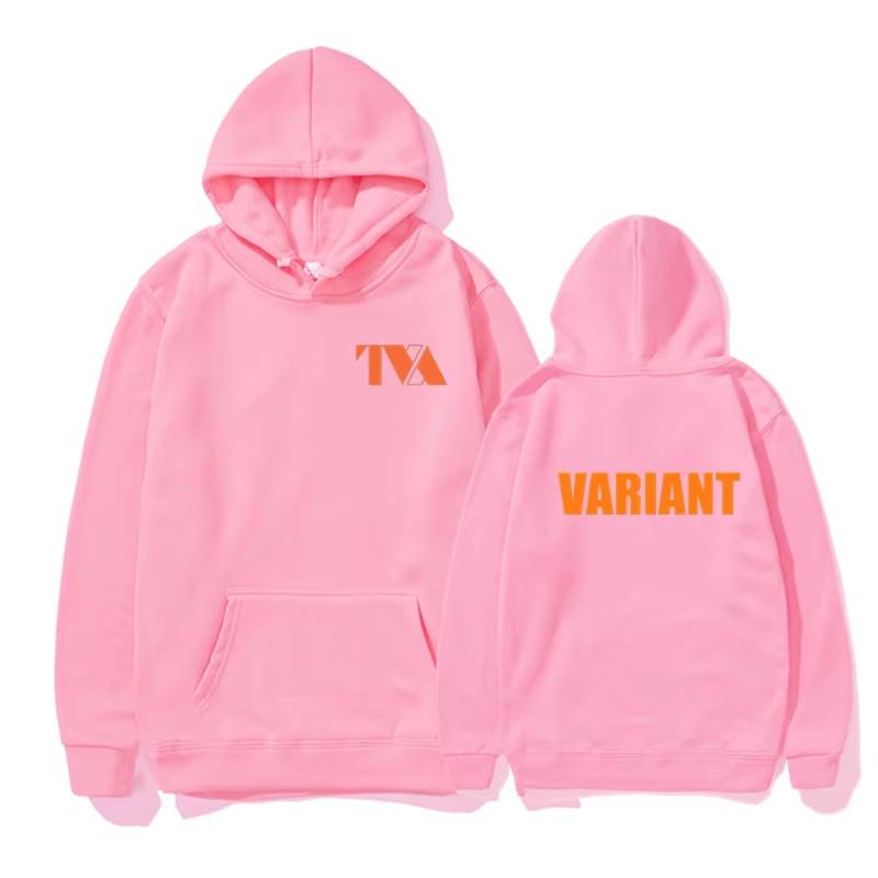 Spring and Autumn Fashion New LOKI TVA Variant Letter Letter Printed Streetwear Unisex Hoodie Unix Warm Casual Sportswear