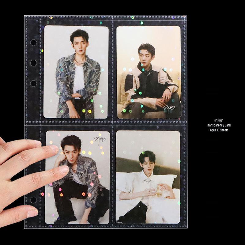 Hand Ledger Guka Sticker & Photo Card Album | A5 Loose-Leaf Polaroid & Idol Card Organizer