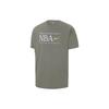 NBA Team 31 Alphabet Print Crew Neck Knit T-Shirt Men Tops Dark-Grey FQ6523-053