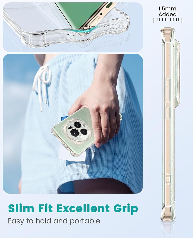 Shockproof Silicone Soft Case For Huawei Honor Magic6 Magic5 Magic4 Magic 6 5 4 3 Pro Lite Ultimate Clear Transparent Back Cover