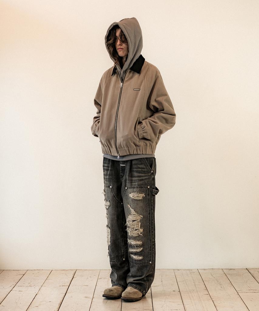 Thevinylhouse Blouson Jacket Sand