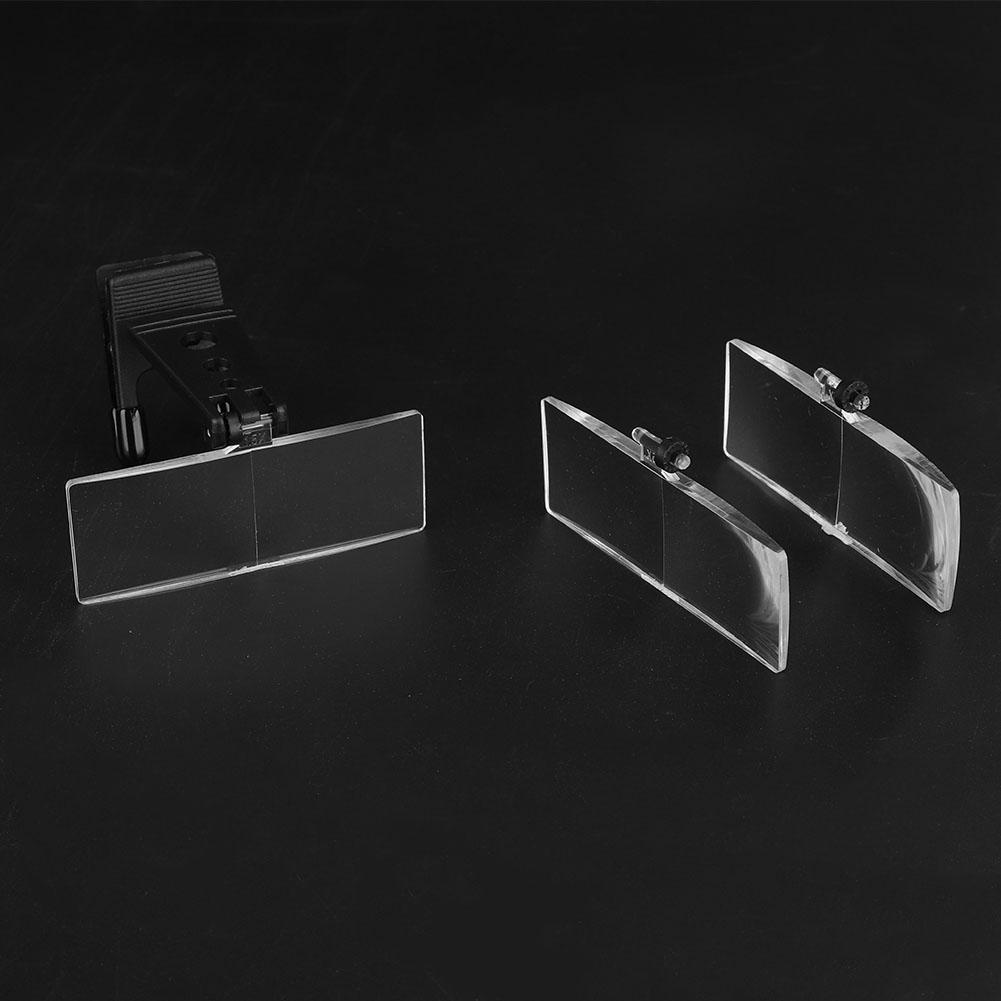 Aufstecklupe 1,5x 2,5x 3,5x Vergrößerung Kunststoffgehäuse Aufsteckbrillen-Typ Lupe Vergrößerungsglas Kunststofflupe