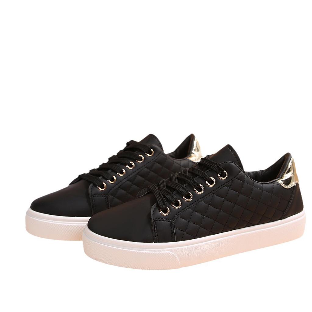 Casual Sports Board Shoes Women's 2024 Spring and Autumn Women's Shoes New Color Matching Thick Sole Heightening White Shoes