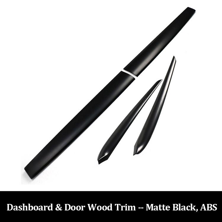 For Tesla Model 3 Y Dashboard Panel Cover Door Trim Decoration Sticker Model3 ABS Carbon Fiber Pattern Decor Accessories