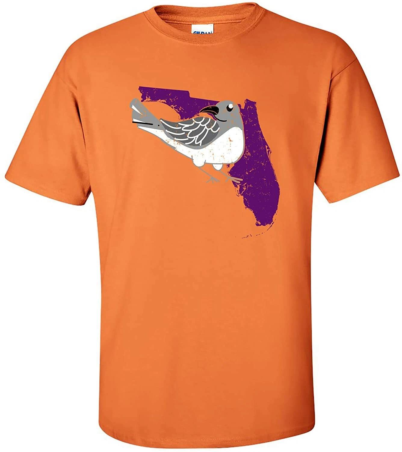 Florida State Bird - City Classic Sports Team Cute Animal T Shirt - Tangerine 4XL