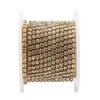 1pcs 10 Yards Rhinestone Chain Roll 3MM Close Cup Chain DIY Crystal Rhinestone Chain  Sewing