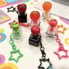Single Keycap Shape Fidget Keycap Soft Light Keychain Pendant Popular Accessories Daily Decorative