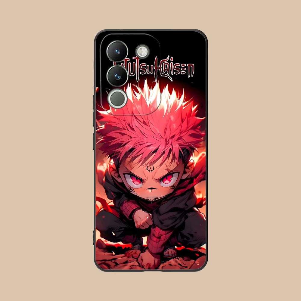 Jujutsu Kaisen Sukuna Mobile Phone Case for VIVO V60 V50 V40 V30 V29 V27 V25 V23 Pro Lite 5G Colorful Printing Cover Smartphone