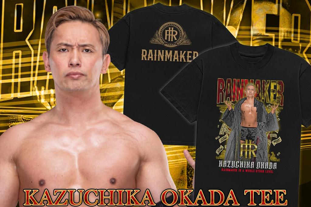 New Japan Kazuchika Okada RAINMAKER 2026 XL 7032104640 Pro-Wrestling T-Shirt