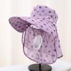 Premium summer sun hat, large brim, UV protection, face cover, shawl, neck protection, sun protection hat, sunshade tea picking women's hat