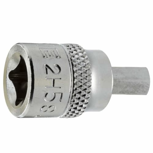 TONE Short Hexagon Socket 2H-05S Drive Angle 6.35mm (1/4") Width across Flats 5mm