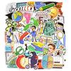 50 PCS Science Lab Stickers Class Back To School Waterproof Sticker for Student To DIY Stationery Suitcase Laptop Bike Car Decal
