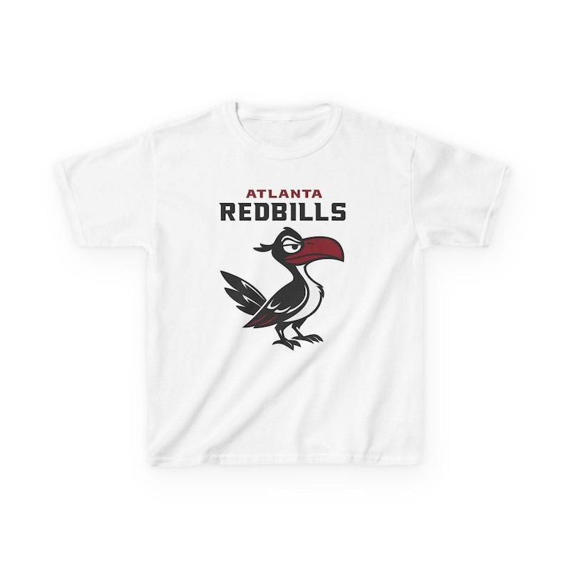 ATLANTA REDBILLS Kids Tee - Falcons Pro Football Lion King Zazu T-Shirt - Disney Parks Disney World Disneyland Trip Cotton Graphic Tee 150