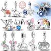 Original Charms Beads Pendant Copper Vintage Pattern Elephant Charms Fit Bracelet Pendant Women Fine Jewelry Gifts