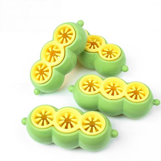 Interactive Treat Dispensing Dog Toy Pea Shaped Puzzle Slow Feeder for IQ Training Mental Stimulating Pet Enrichment Toy for Large Medium Small Dogs
