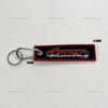 Car Keychain Embroidery Wings Key Chain Holder for Honda Cars and Motorcycles Double sided Key Fob Keychains Jewelry EC5