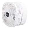Foldable Desk Fan with Solar Panel Rechargeable Battery Operated Portable LED Night Light Standing