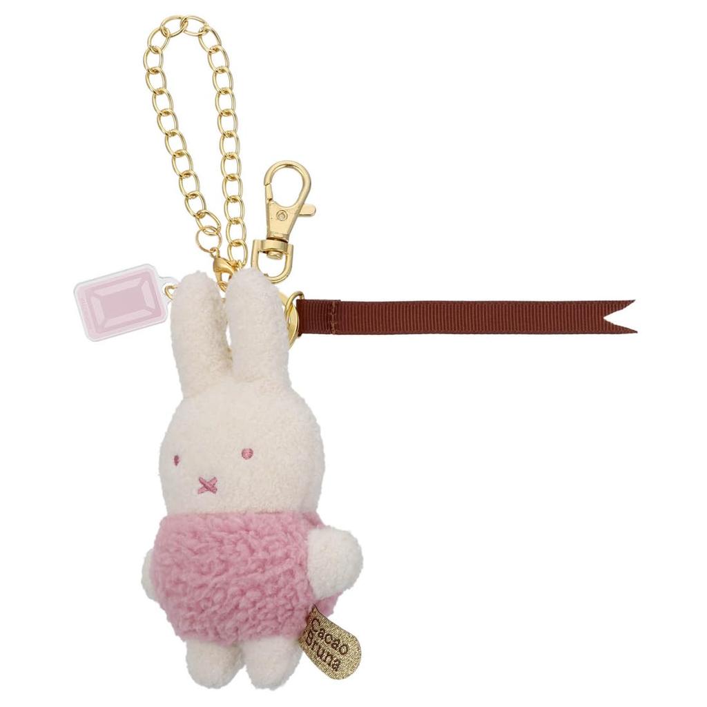 TAKARATOMY Bruna Cacao Bruna Fluffy Bag Charm Miffy A.R.T.S. / / / (Strawberry Chocolate)