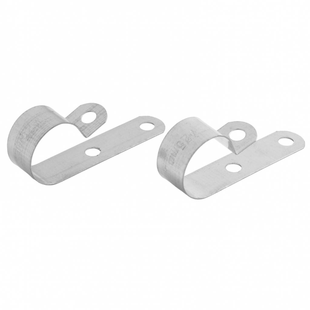 410PC Silver Exhaust Pipe P Clip for Webasto Air Diesel Parking Heater