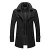 Trench Coat for Men Woolen Coat for Men Jackets for Men Fashion Jacket&coat Mens Coat Double Collar Coat Cold-proof Jacket