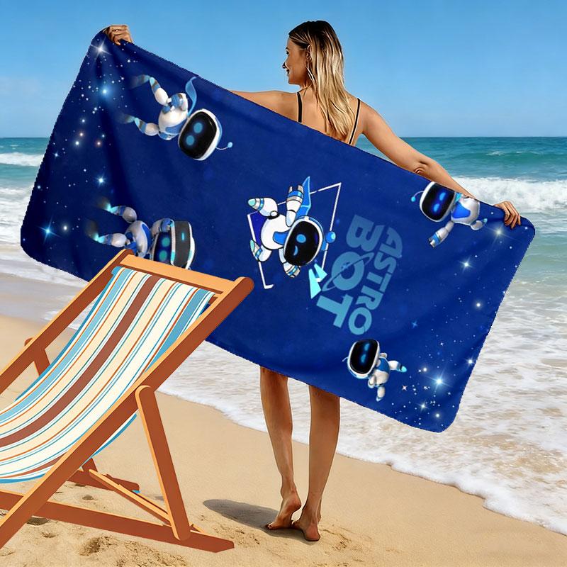Asciugamano da Spiaggia ASTRO BOT, Asciugamano Grande Morbido ad Asciugatura Rapida per Spiaggia Campeggio Nuoto