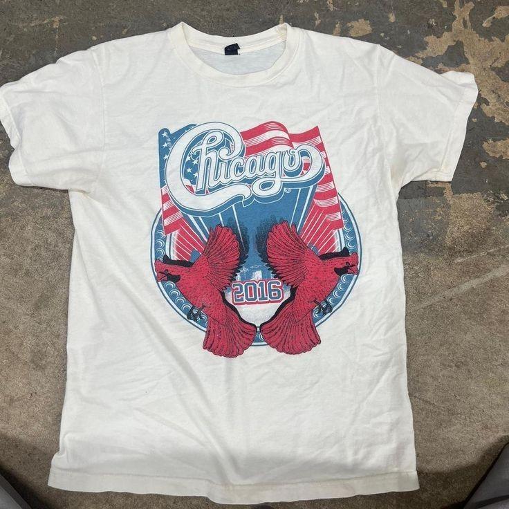 2016 Chicago Band National Tour T-Shirt Tee Unisex JJ5758