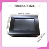 Box with Presentation Stand, Holder, Jewelry Organizer, Wooden Surface Smooth PU Coating,