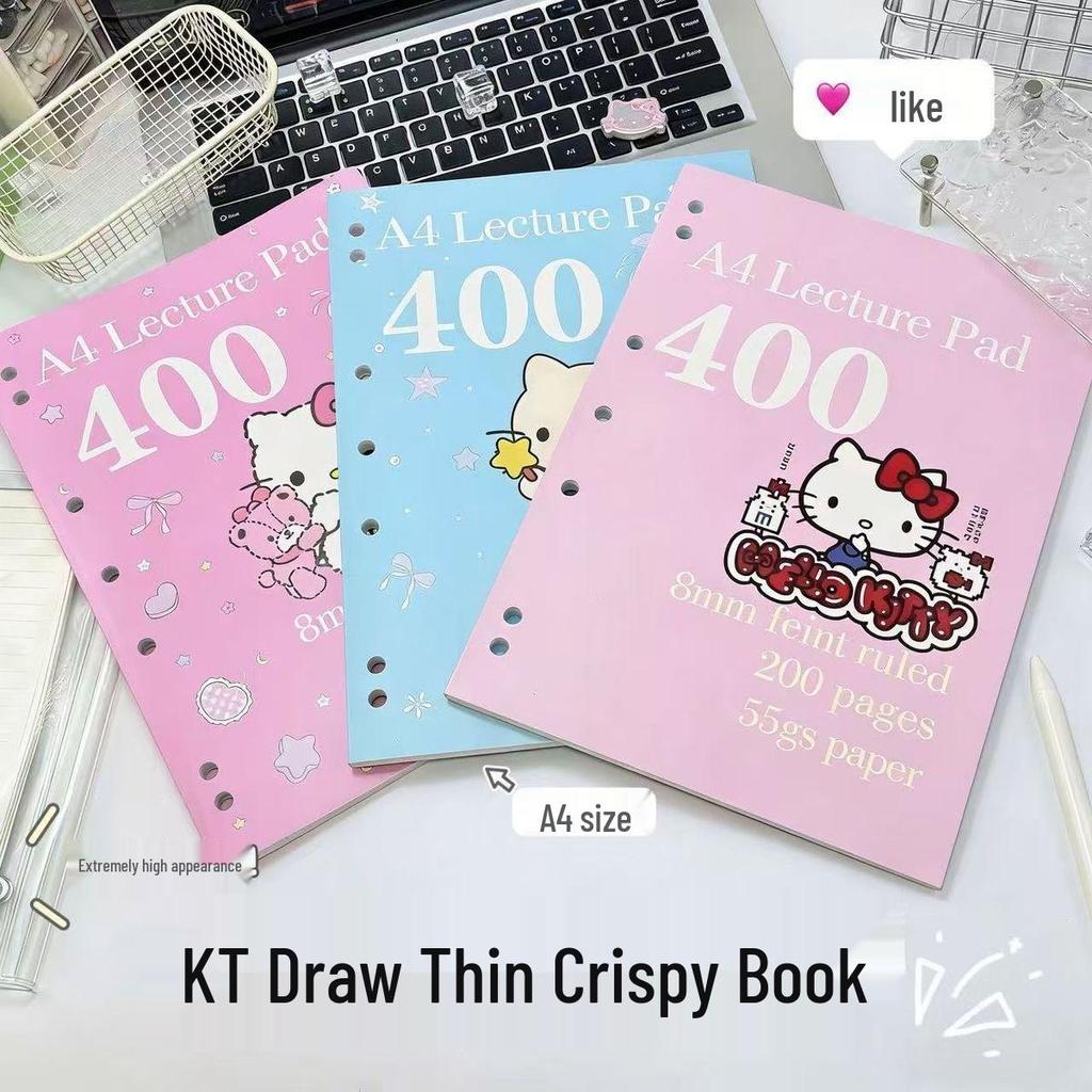 Thin & Crispy Loose-Leaf Notebook for Students | Perfect for Notes & Exam Prep